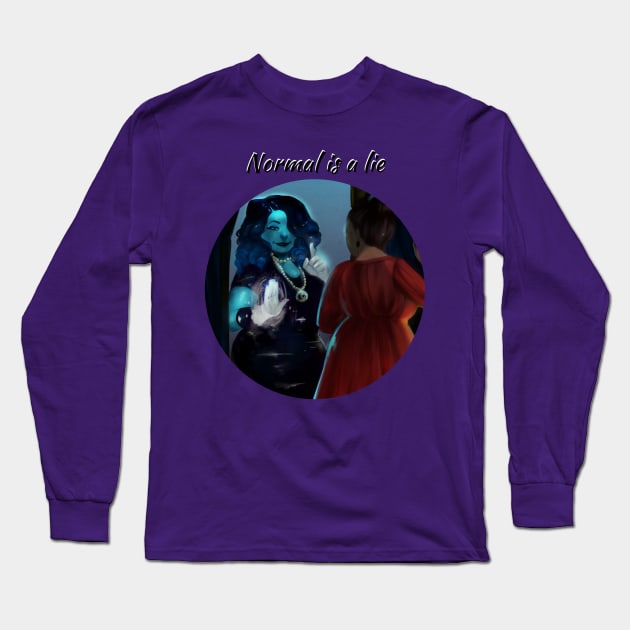 Normal is a Lie - Who Do You See Long Sleeve T-Shirt by TaLynn Kel's Favorite Things